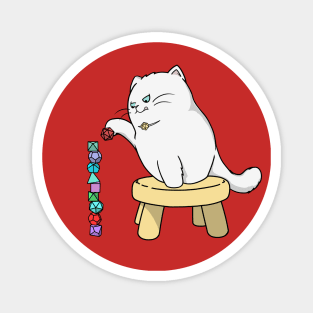 Gaming Cat (Stacking Dice) Magnet